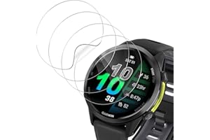 Wonsoso Schutzfolie Kompatibel für Garmin Forerunner 970/570 47mm Schutzfolie, 4 Stück Weiche TPU Displayschutzfolie[Nicht-Glas], Blasenfrei, Anti-Staub, Wasserdicht, Sensitive Touch, HD Folie