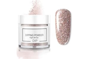 LICHENGTAI Nail Dipping Powder Set, Hochreflektierendes Nagel Tauchpulver, Professionelles Dipping Powder Nails Glitzerpulver Set Feine Glitzerpuder Glitzer Pulver für Nagelkunst, Make-up