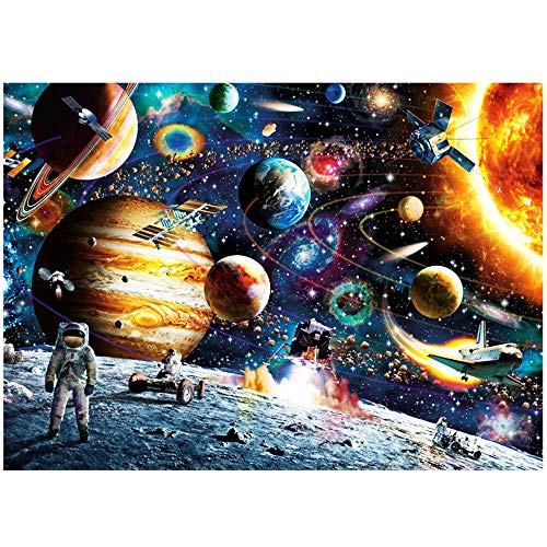 Blppldyci Space Puzzle Jigsaw Puzzles for Grown Ups 1000 Piece Jigsaw Puzzles for Adults Planets in Space Jigsaw Floor Puzzle