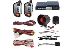 EASYGUARD 2 way Car Alarm system EC200-K9 with LCD pager display remote engine start turbo timer mode shock alarm DC12V
