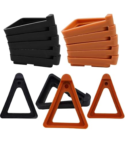 SagaSave Piedini Per Vasi In Resina 70x55x23 Mm - Confezione Da 24, Anticorrosione, Traspiranti Per Piante