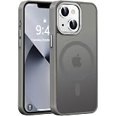 Ehr. iPhone 13/14 Uyumlu Kamera Korumalı Magsafe Wireless Şarj &Ouml;zellikli Arkası Mat Metal Tuş Takımlı Ultra G&uuml;&ccedil;l&uuml; Korumalı Si