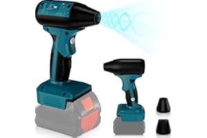 URUN Jet Dry Mini Gebläse für Bosch GBA 18V Akku, 130000RPM 18V Akku-Gebläse, Tragbar staubbläser, Luftgebläse Bürstenloser für Reinigung von PC, Tastatur und Auto (Keine Batterie)