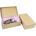 STRBOXONG Cardboard Shoe Boxes with Lid, 30x18x10 cm, Multi-Purpose Storage Box for Home Office Organization Containers, Foldable Cardboard Carton, Gift Parcel (5 Pieces)