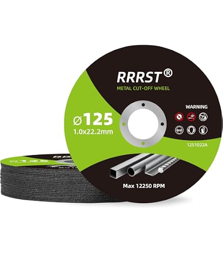 Jeu De 10 Disques à Tronçonner Kwb CUT-FIX 125 X 1,0 Mm - Disques Flexibles Pour Meuleuse D'Angle