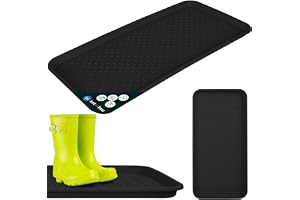 KOTARBAU® Skobricka - Plast - 38 x 76 cm - Grå - Skomatta - Skobrickor - Skodroppbricka - Skodroppbrickor - Skodroppskål - Sk