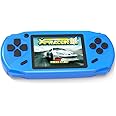 beijue 16 bit handheld games for kids adults 3.0'' large screen preloaded 100 hd modern video games seniors electronic game player for boys girls birthday xmas present (blue)- Multi color