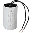 PATIKIL CBB60 30uF Running Capacitor, AC 450V 2 Wires 50/60Hz Cylinder 70x42mm for Water Pumps,Washing Machines Motor Start