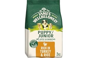James Wellbeloved Dog Puppy Hypoallergenic Dry Food Turkey and Rice 2 kg