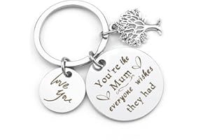 BOMEON Mothers Day Gifts For Mum Gifts Mum Keyring Birthday Gifts For Mum Presents For Mum Mother Day Gift From Daughter Son Mothers Birthday Gifts Mother'S Day Gifts Godmother Step Mother In Law Gift