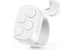 Stouchi Anki Fjärrkontroll Ring – Bluetooth fingerkontroll för Anki, ingen installation ingen omappning, 140H laddningsfodral, kompatibel med Windows, Mac, iPad, iOS och Android