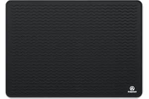 PAWBOSE Silicone Hop Stove Top Cover, Glass Top Hop Cover Protector for Electric Stove, 28"x20" Extra Large Silicone Stovetop Mat and Dish Drying Mat, RV Silicone Cooktop Protector Mat for Counter.