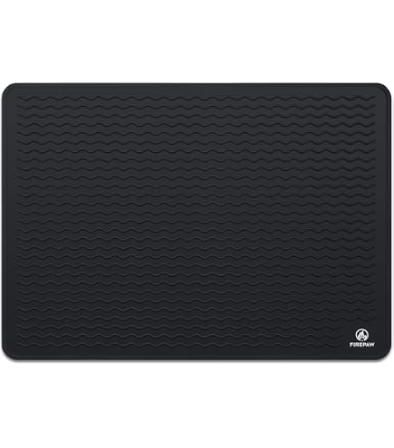 Electric Stove Cover Mat – Heat Resistant, Non-Slip, Scratch-Protective For Glass Cooktops – 28x20 Inches, Black - View #7