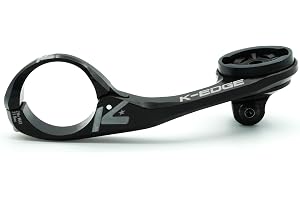 K-EDGE Garmin Max Xl Combo Mount, 31.8mm, Black Anodize, GPS-cykeldatorer Unisex Vuxen, Svart, STANDAR