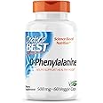 Doctor's Best Best D-phenylalanine (500mg), Vegetable Capsules, 60-Count
