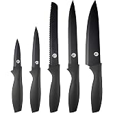 MasterChef Kitchen Knives, Chef Knife Set | (Meat, Saw by Bread, Vegetables and Fish), Stainless Steel, Soft Touch Handles, M