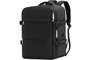 WOUIYO Mochila Viaje Cabina Avion 40x20x25 40x30x20 Mochila Viaje para Ryanair Maleta Bolsas de Cabina, Equipaje de Mano, Mochila Cabina 40x30x20 Vueling Wizzair Cabin Bag con Orificio de Carga USB