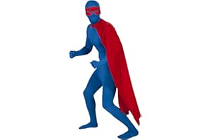 Wicked Costumes Mens Red Superhero Cape Fancy Dress Accessory - One Size