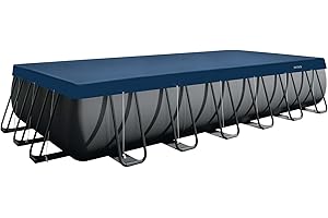 Intex - 28087 - Intex Bâche Hiver Piscine rectangulaire 7,32m x 3,66m - Epaisseur 50/100