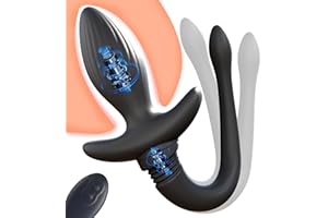 Analplug Hund Schwanz Butt Plug Vibrator mit 7 Vibrationsmodi und Wackelschwanz TDLPlus Prostata Massage Stimulator mit Fernb