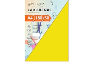 OFITURIA Pakiet 50 Kartonów Mocny Żółty Rozmiar A4 180g