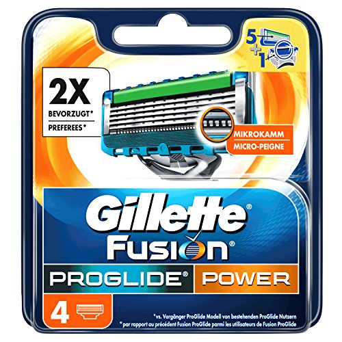 Gillette Fusion ProGlide Power Rasierklingen für Männer 4 Stück