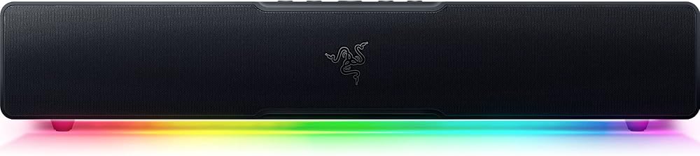 Razer Leviathan V2 X - PC Oyun Soundbar'ı (Tam Aralıklı Sürücüler, Kompakt Masaüstü Form Faktörü, USB Tip C Güç ve Ses Dağıtımı, Bluetooth 5.0) Siyah