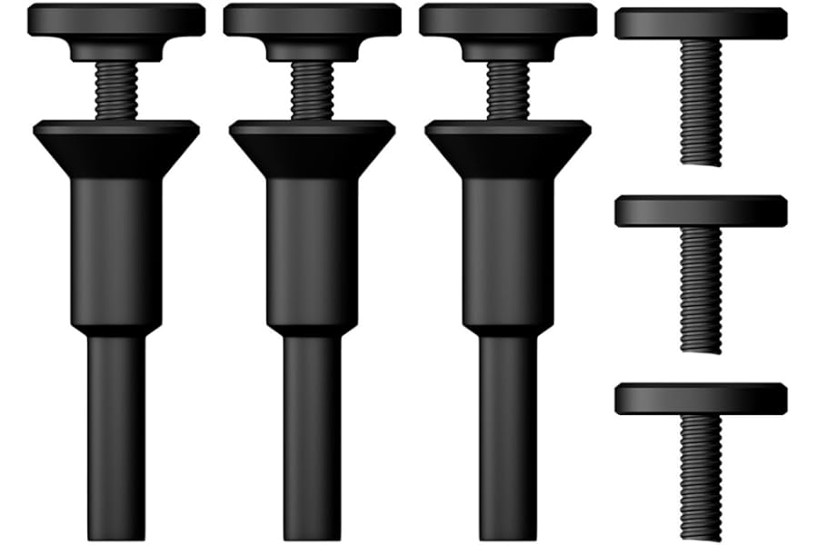 Mounting Mandrel 3/8" & 1/4" Arbor Hole for Cut-Off Wheel 1/4" Shaft Stem for Die Grinder Drill Rotary Tool(3 Pack)