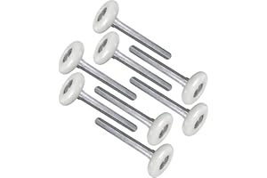 YUANQIAN Rodillos de nailon duraderos de 2 pulgadas para puerta de garaje 6200ZZ 11 rodamientos de bolas de 6.8 pulgadas (juego de 8) (rodillo de puerta de garaje de 170 mm, 8 piezas)