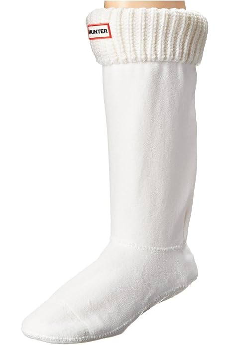 Calcetines Hunter, altos, originales, térmicos, para botas, unisex,  adultos, 15 cm, color Blanco, talla L: Amazon.es: Ropa