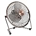 Produktbild USB Mini Ventilator Kleine PC Laptop Retro Metall Lüfter Kühlender Tischventilator Leise mit 3,9 Feet USB-Kabel, Ideal für Büro Zimmer (6 Zoll, Kupfer)
