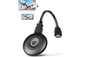 DRYMOKINI 4K Wireless HDMI Dongle Adapter, 5G HDMI WI-FI Display Dongle Connector, Receiver Adaptor Wireless Mirror Miracast DLNA Airplay Video Audio for Phone Android i-OS Windows MacOS to TV Monitor Projector