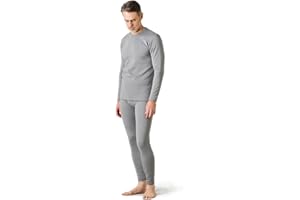 LAPASA Ensemble de sous-Vêtements Thermiques Homme Haut & Bas Maillot de Corps T-Shirt Manches Longues & Pantalon Chaud Automne/Hiver M11/M57/M24