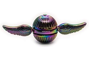 LIZMATECH Harry Potter Golden Snitch Fidget Hand Spinner Gadget for Kids & Adults Metal Sensory Harry Potter Toys Gadget Spinning Top Focus Toy Fingertip (Multi-Colour)