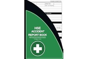 Accident Report Book: HSE Compliant Accident & Incident Log Book to Record All Incident In Your Business ( Workplace Health & Safety Reports ) | A5 Size 6 x 9 in | 110 Pages