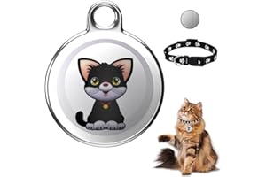 ADDLIVE Mini GPS Tracker für Katzen Hunde, Haustier Tracker mit Katzenhalsband, Katzentracker Hundetracker, Echtzeit-Standortverfolgung, IP65 Wasserdichter,Ohne Monatliche Gebühren