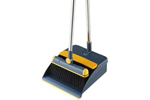 EASTUY Ensemble Balai Et Pelle, Balayette Et Pelle À Poussière avec Long Manche avec, pour Le Nettoyage La Maison, La Cuisine, La Bureau