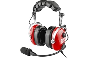 R SPIDER WIRELESS Luftfahrt-Headset, PNR-Headsets für Piloten, GA-Stecker, bequeme Ohrpolster mit flexiblem Galgenmikrofon und Tragetasche