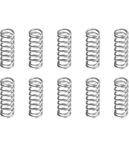 Ressorts De Compression 11mm X 35mm - Lot De 10 - Acier - Noir