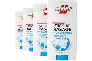 EGGETTE Lot x4 MENNEN - Stick de rasage - HYPOALLERGENIQUE - 50 ml - Lot de 4 sticks