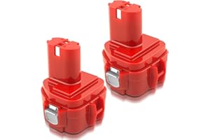 [2 pezzi] ADVNOVO 12V 3.5Ah Ni-MH Sostituzione della Batteria per Makita 12V Batteria PA12 1220 1222 1233 1200 1234 192681-5 192698-A 193138-9