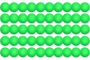 Yirtree Table Tennis Balls 50 Pack - 40mm Seamless Balls Portable Bright Color Practice Balls Multi Use for DIY Craft, Party Decoration and Games, Cat & Dog Toys