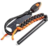 WallEgo Professional Survival Flint for Fire, Lighter/Lighter Survival Kits Water Resistant for Camping, Hiking, Outdoor