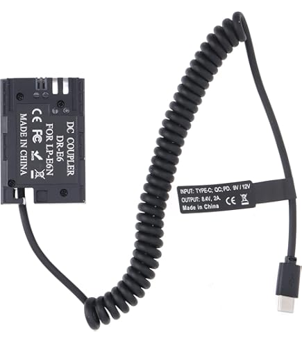 HangTon PD USB C Dummy Battery Power Für Panasonic Lumix DMC GH5