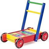 wooden walker and blocks