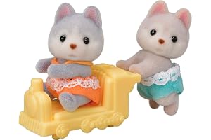 Sylvanian Families 5638 Huskytvillingar - Dollhouse Playsets, Multi Color