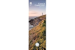 CAROUSEL CALENDARS Coast & Countryside National Trust Slim Calendar 2024