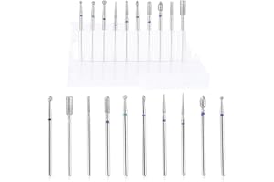 BIEMIAN 10 x Diamant Bits für Nagelfräser Bits, Nagelfräser Aufsätze, Professioneller Ddiamant Fräser für Gelnägel Aufsätze, Schleifköpfe Schleifkörper für Maniküre Nagelpflege, Entfernen Nagelhaut Zubehör