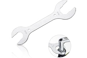 YAKLEE Chiavi a Pedale Strumento di Riparazione 30/32/36/40mm Chiave a Cono in Acciaio Resistente di Ruggine 1 PCS Chiave a Pedale Aperta, Chiave a Cono del Movimento Centrale del Motorino Bicicletta