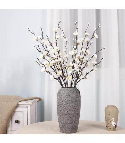 Branches Artificielles Pour Vase - Fausses Branches D'Arbre 120 Cm En Plastique Effet Bois Naturel
